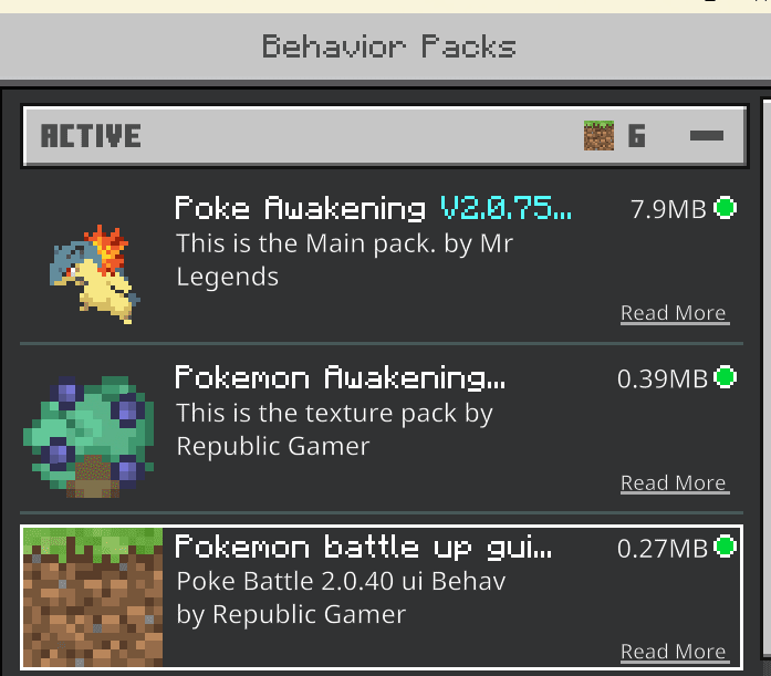 Poke-Awakening Addon (1.20, 1.19) - MCPE/Bedrock Mod 18