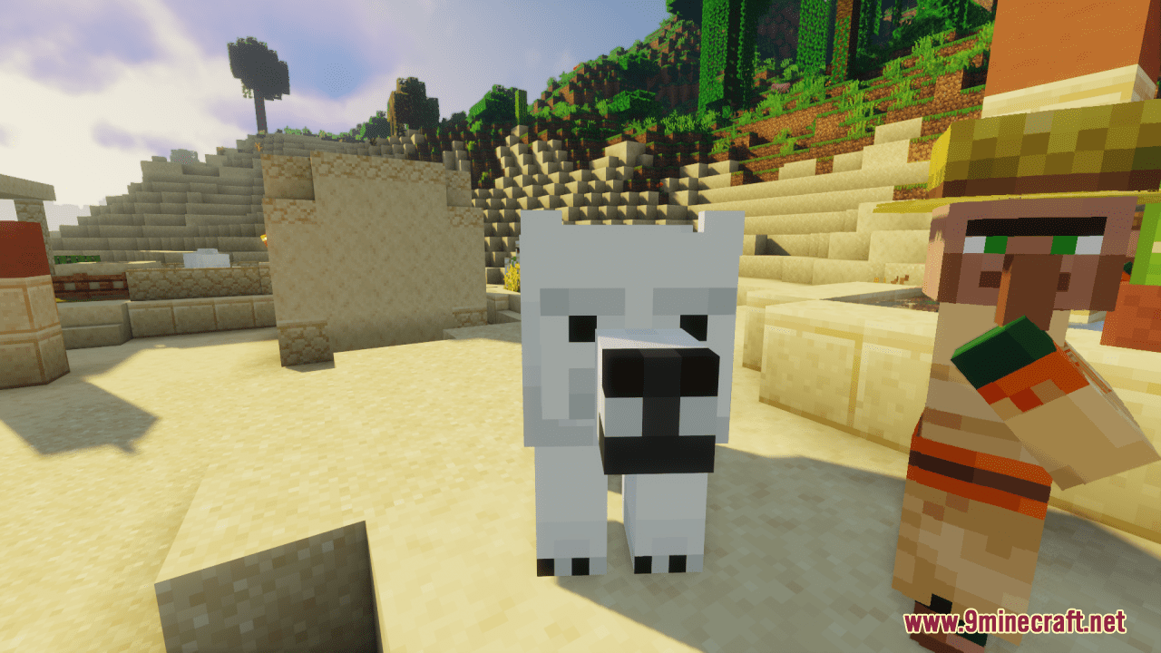 Polar Bear Remodel Resource Pack (1.20.6, 1.20.1) - Texture Pack 2