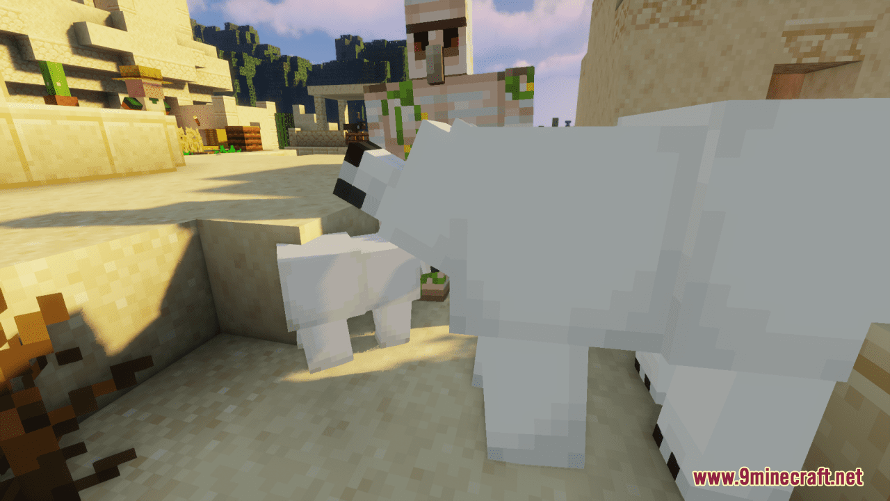 Polar Bear Remodel Resource Pack (1.20.6, 1.20.1) - Texture Pack 3