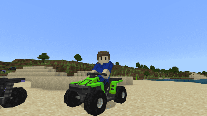 Quad Bikes Addon (1.20, 1.19) - MCPE/Bedrock Mod 3