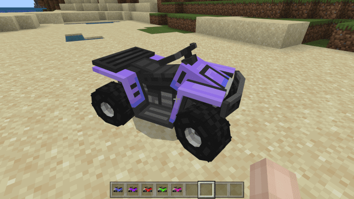 Quad Bikes Addon (1.20, 1.19) - MCPE/Bedrock Mod 6