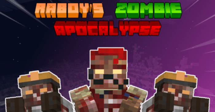Raboy's Zombie Apocalypse Addon (1.20) - MCPE/Bedrock Mod 1
