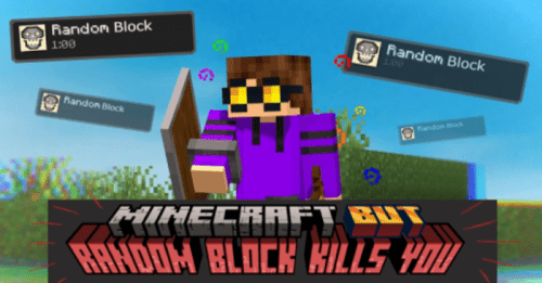 Random Block Kills You Addon (1.20, 1.19) – MCPE/Bedrock Scripts Thumbnail