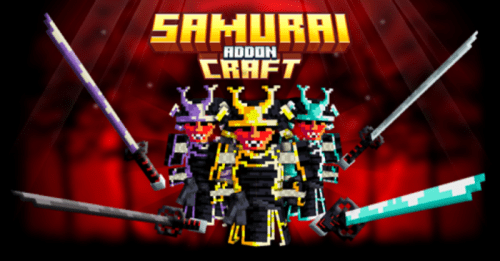 Samurai Craft Addon (1.20, 1.19) – MCPE/Bedrock Mod Thumbnail