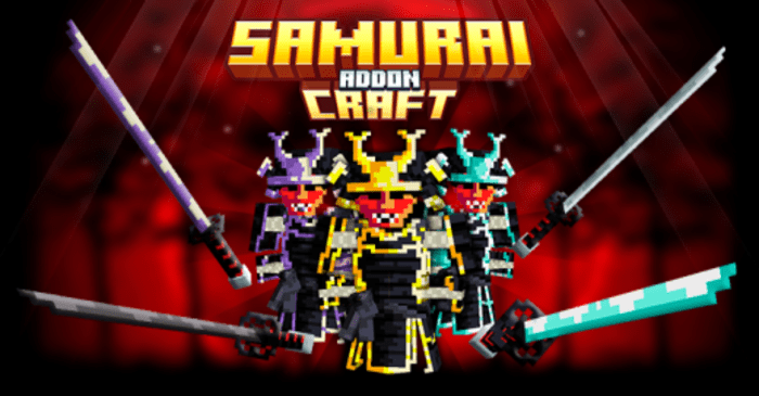 Samurai Craft Addon (1.20, 1.19) - MCPE/Bedrock Mod 1