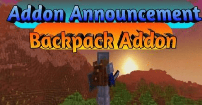 Simple Backpack Addon (1.20, 1.19) - Compatiple With Other Addons 1