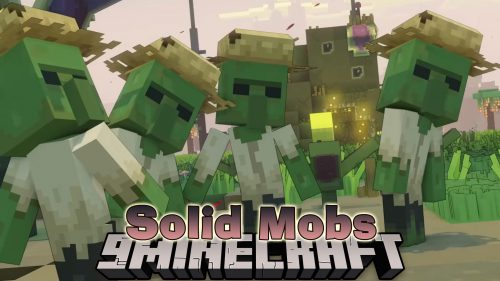 Solid Mobs Mod (1.20.4, 1.19.4) – Give Mobs Interactions Like Blocks Thumbnail