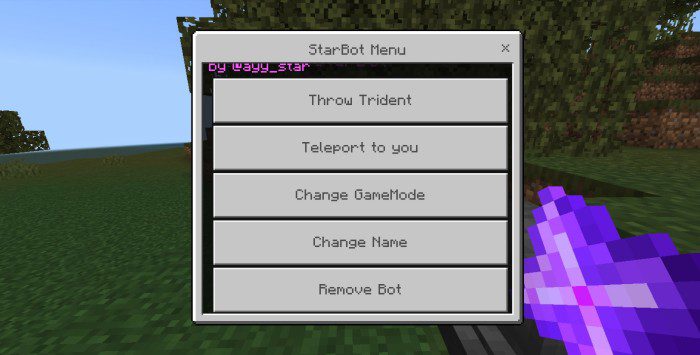 Star Bot Addon (1.21, 1.20) - MCPE/Bedrock Mod 7