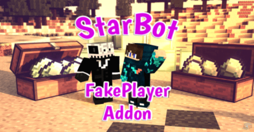 Star Bot Addon (1.21, 1.20) – MCPE/Bedrock Mod Thumbnail