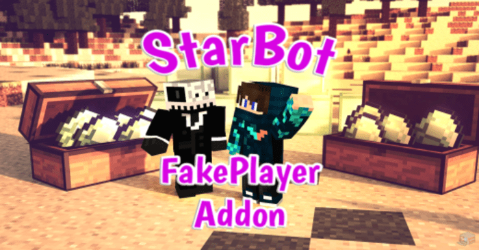 Star Bot Addon (1.21, 1.20) - MCPE/Bedrock Mod 1