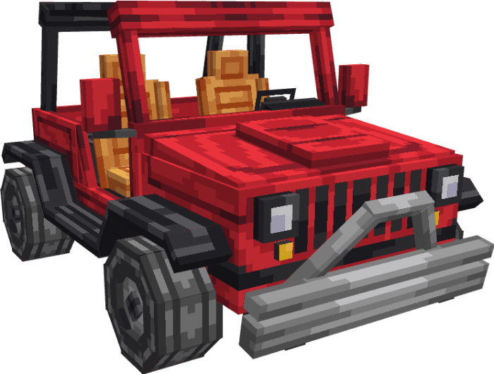 Summer Ride Vehicles Addon (1.20, 1.19) - MCPE/Bedrock Mod 11