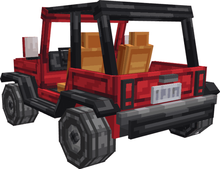 Summer Ride Vehicles Addon (1.20, 1.19) - MCPE/Bedrock Mod 10