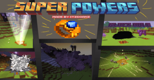 Super Power Rings Addon (1.20, 1.19) – MCPE/Bedrock Mod Thumbnail