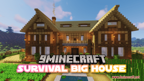 Survival Big House Map (1.21.1, 1.20.1) – For 2-3 Players Thumbnail