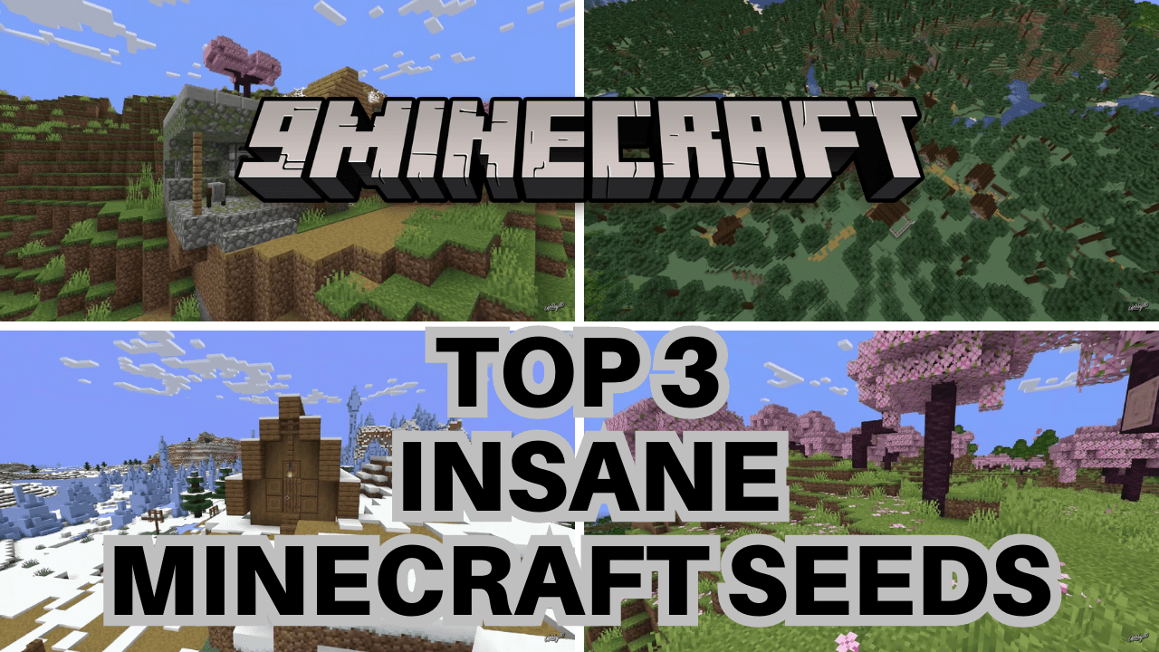 Top 3 Insane Minecraft Seeds (1.20.6, 1.20.1) - Java/Bedrock Edition 1