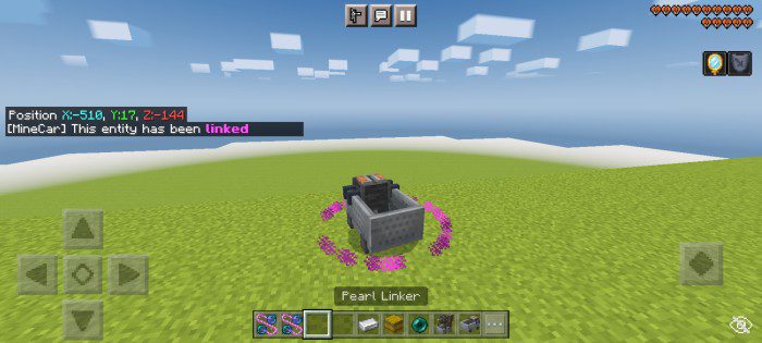 Teleporting Ride with Pearls Addon (1.20, 1.19) - MCPE/Bedrock Mod 4