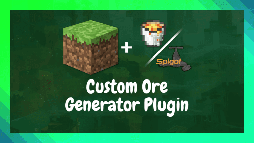 Custom Ore Generator Plugin (1.20.1, 1.19.4) – Spigot Thumbnail