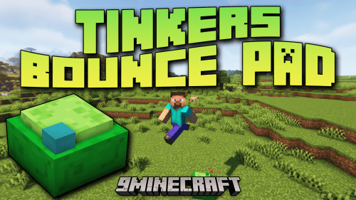Tinkers Bounce Pad Mod (1.21, 1.20.1) – A Fun Addition to Minecraft Thumbnail