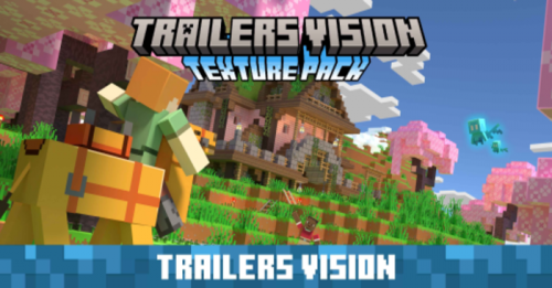 Trailers Vision Texture Pack (1.20) – MCPE/Bedrock Thumbnail