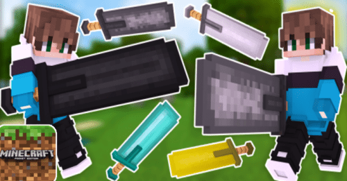 Ultimate Big Swords 3D Texture Pack (1.20, 1.19) – MCPE/Bedrock Thumbnail