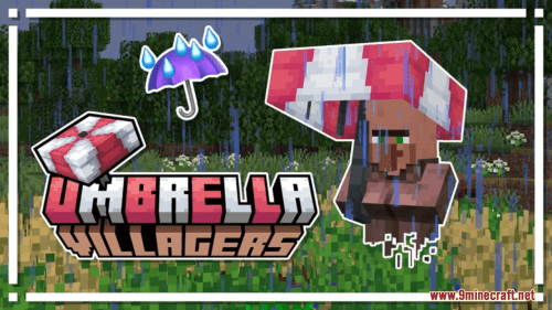 Umbrella Villagers Resource Pack (1.20.6, 1.20.1) – Texture Pack Thumbnail