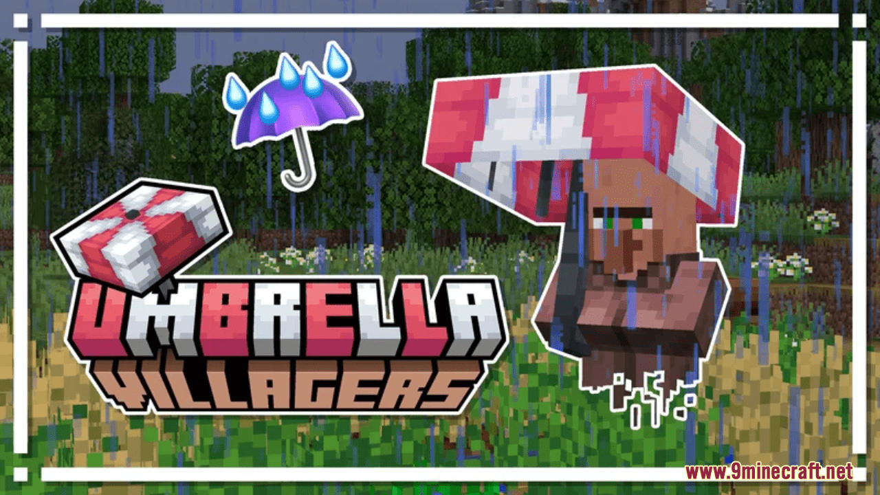 Umbrella Villagers Resource Pack (1.20.6, 1.20.1) - Texture Pack 1