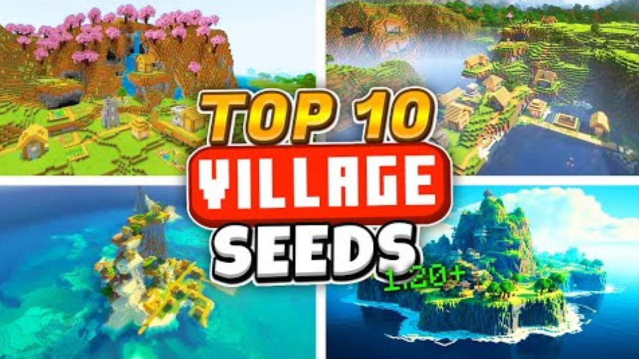 10 New Village Seeds For Minecraft (1.20.6, 1.20.1) - Bedrock Edition 1