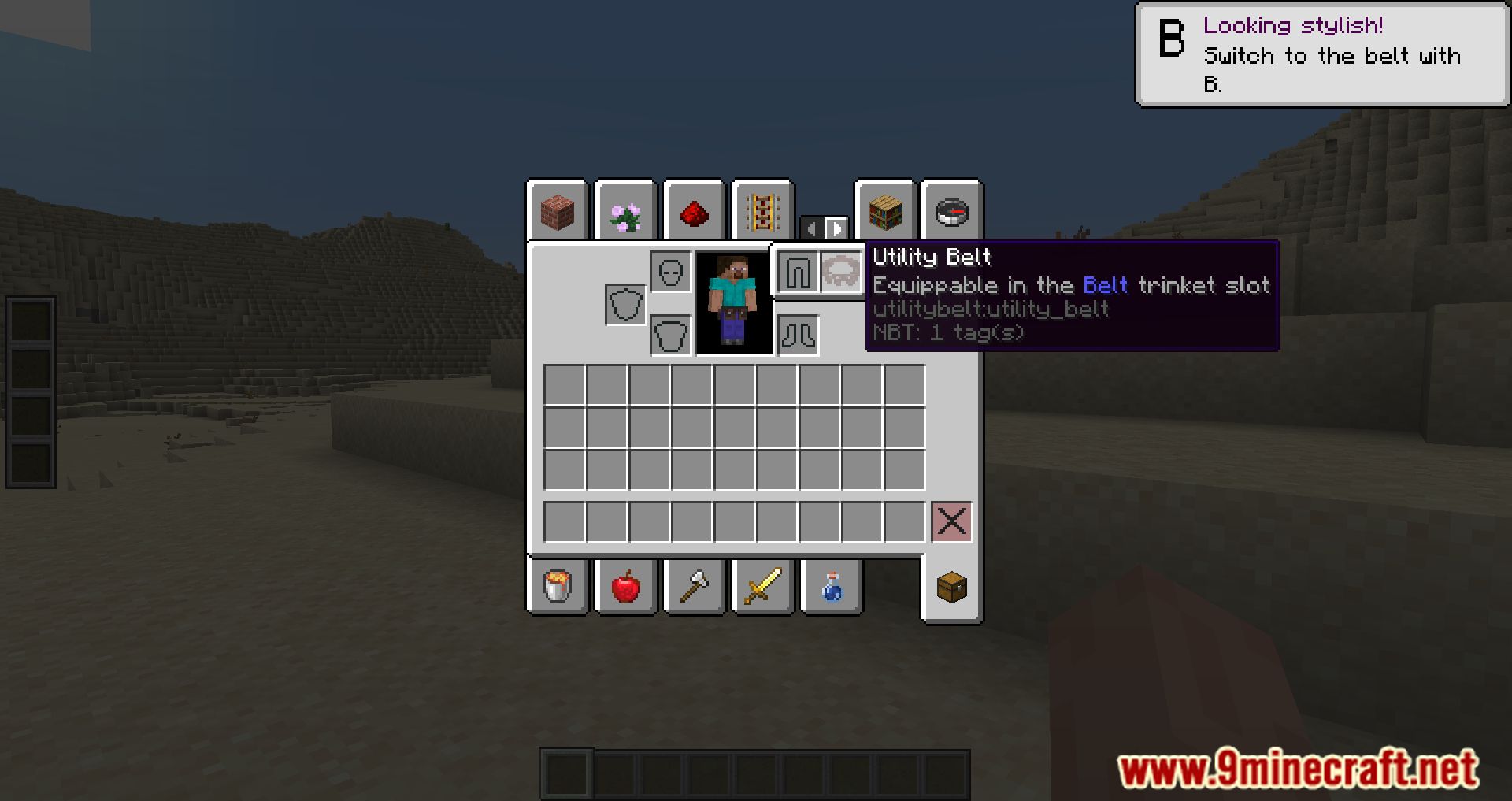 Utility Belt Mod (1.20.4, 1.19.4) - The Must-Have Accessory for Every Minecraft Adventurer 6