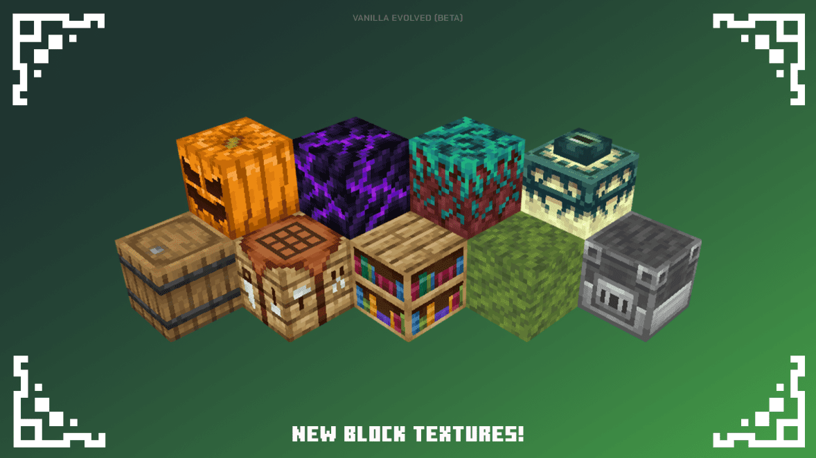 Vanilla Evolved Texture Pack (1.20, 1.19) - MCPE/Bedrock 4