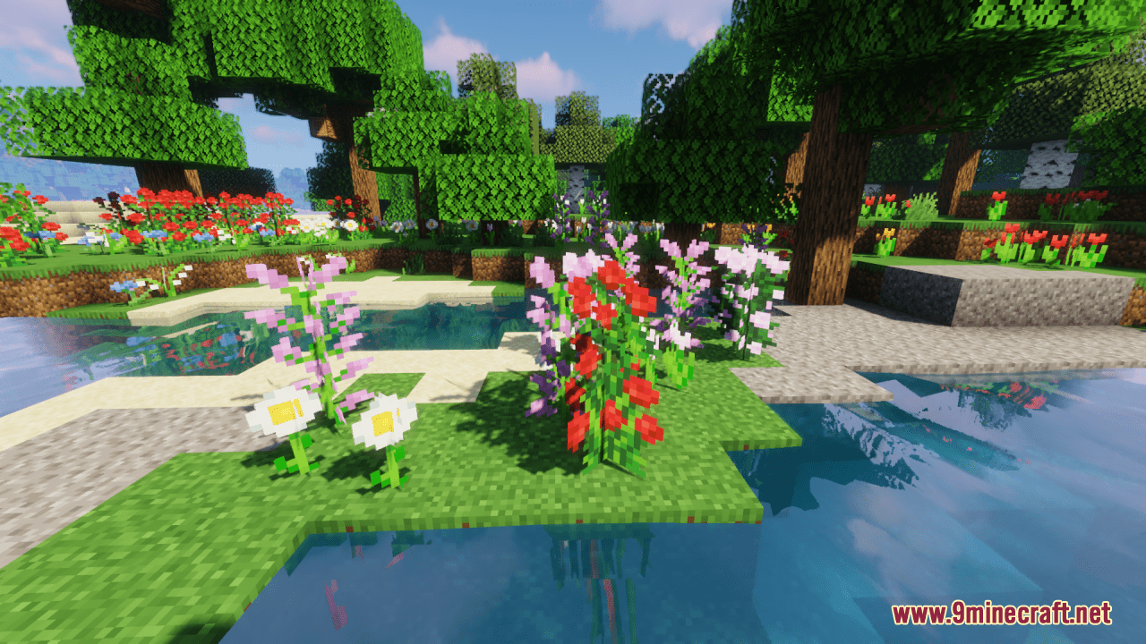 Variated Flowers Resource Pack (1.20.6, 1.20.1) - Texture Pack 2