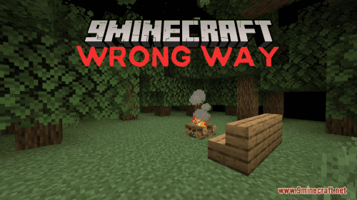 Wrong Way Map (1.21.1, 1.20.1) – What Is The Right Way? Thumbnail