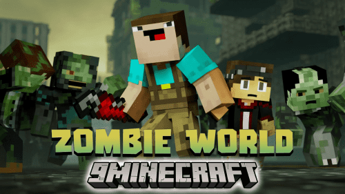 Zombie World Data Pack (1.20.2, 1.19.4) – Zombie Apocalypse! Thumbnail