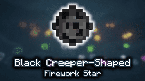 Black Creeper-Shaped Firework Star – Wiki Guide Thumbnail