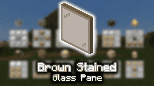 Brown Stained Glass Pane – Wiki Guide Thumbnail