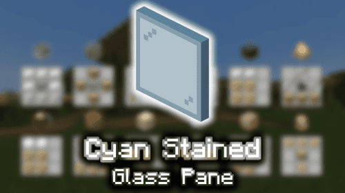Cyan Stained Glass Pane – Wiki Guide Thumbnail