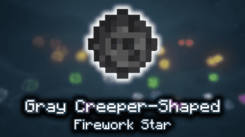 Gray Creeper-Shaped Firework Star – Wiki Guide Thumbnail