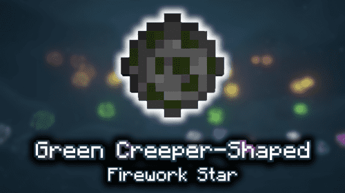 Green Creeper-Shaped Firework Star – Wiki Guide Thumbnail