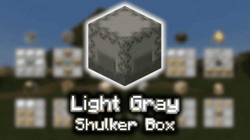 Light Gray Shulker Box – Wiki Guide Thumbnail