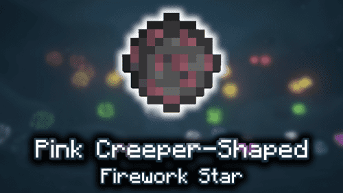 Pink Creeper-Shaped Firework Star – Wiki Guide Thumbnail