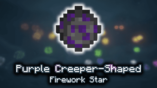 Purple Creeper-Shaped Firework Star – Wiki Guide Thumbnail