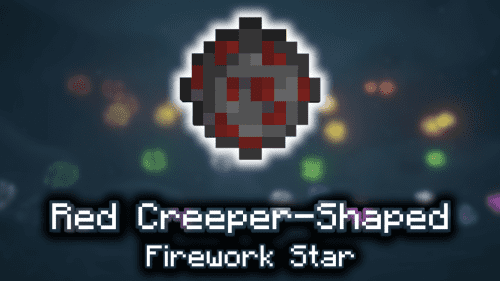 Red Creeper-Shaped Firework Star – Wiki Guide Thumbnail
