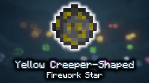 Yellow Creeper-Shaped Firework Star – Wiki Guide Thumbnail