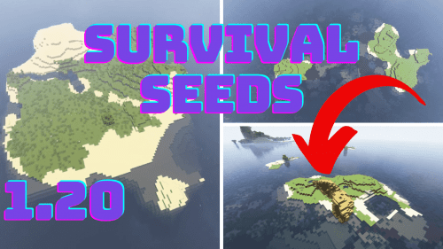 Top 3 Wonderful Survival Seeds For Minecraft (1.20.6, 1.20.1) – Java/Bedrock Edition Thumbnail