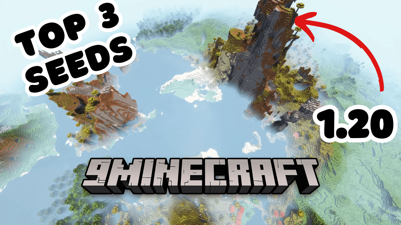 3 Epic Seeds For Minecraft (1.20.6, 1.20.1) - Java/Bedrock Edition 1