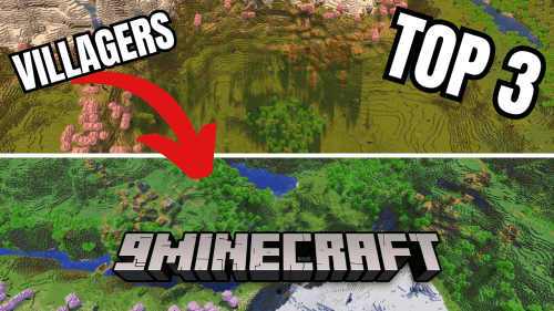 Top 3 Insane Villagers Seeds For Minecraft (1.20.6, 1.20.1) – Java/Bedrock Edition Thumbnail