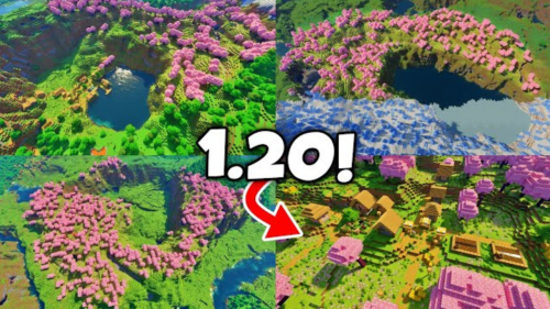 Top 5 Cherry Blossom Seeds For Minecraft (1.20.6, 1.20.1) – Java/Bedrock Edition Thumbnail