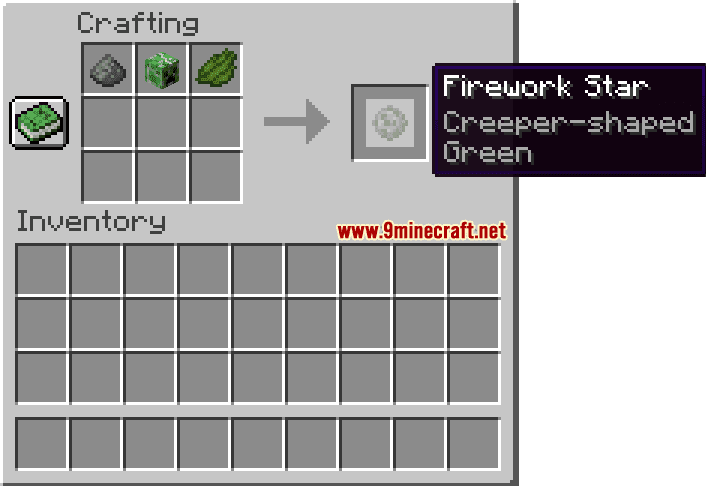 Green Creeper-Shaped Firework Star - Wiki Guide 8