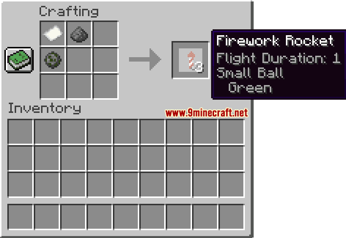 Green Small Ball Firework Rocket - Wiki Guide 8