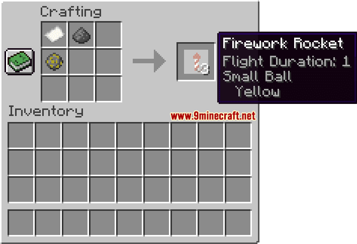 Yellow Small Ball Firework Rocket - Wiki Guide 8