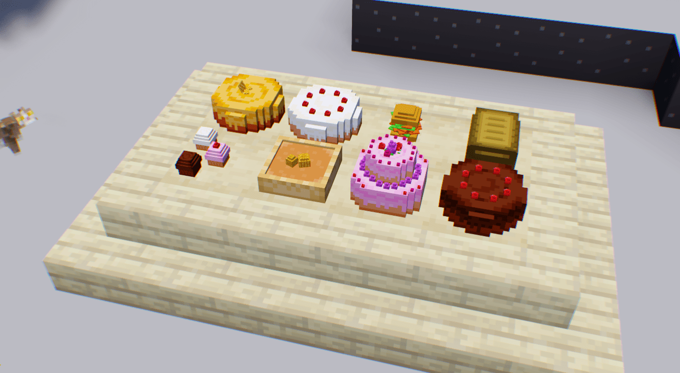 3D Placeable Food Mod (1.20.4, 1.19.4) - Aesthetic Food Items 3